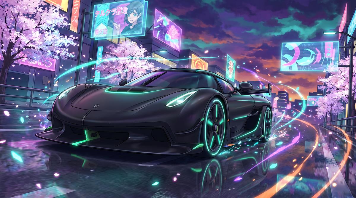 精神小妹-兰博基尼狂野动漫